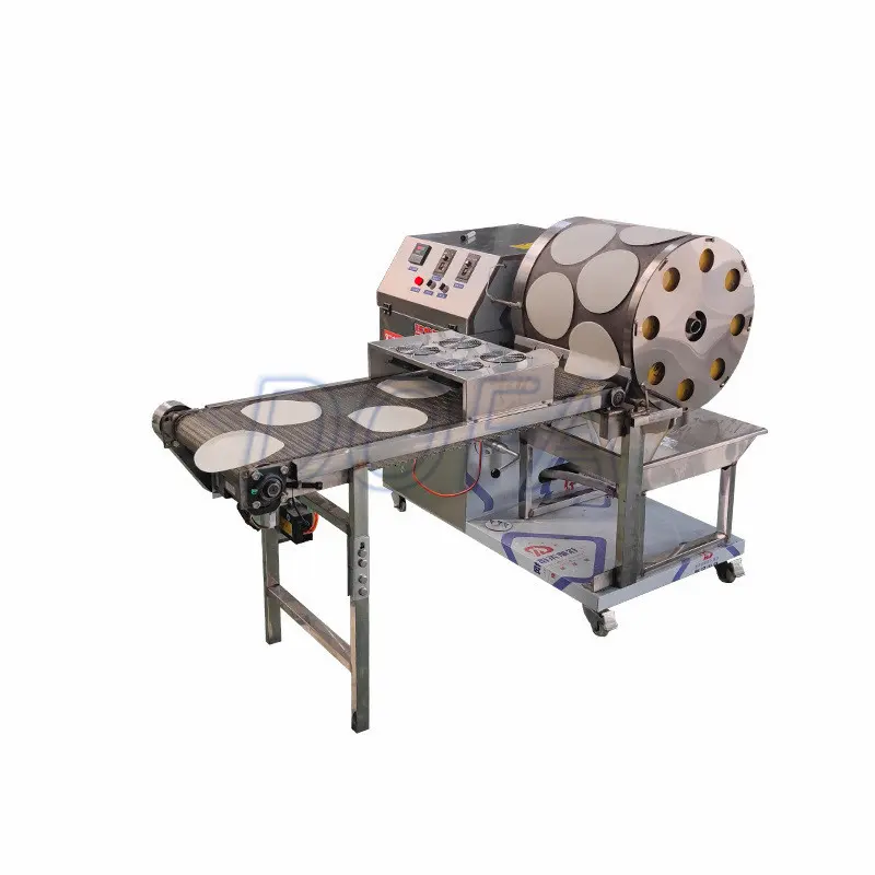 Automatic Samosa Patti Wrapper Sheet Making Machine crepe pancake baking machine