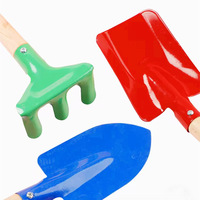 Kit d'outils de jardinage DIY coloré avec manche en bois pour enfants, idéal pour la plantation et le jeu, personnalisable OEM