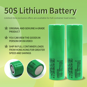 Eu Cổ Phiếu inr21700 50S Hình Trụ <span class=keywords><strong>Lithium</strong></span>-<span class=keywords><strong>Ion</strong></span> Pin 3.7V 5000MAh 1000 Chu Kỳ Cống Cao Đèn Pin Có Thể Sạc Lại Pin - Product Image 3