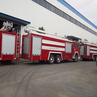 Truk Pemadam Kebakaran HOWO 18m Tangga 6x4 6x6 RHD Penyelamatan Darurat 18M Tangki Air Truk Pemadam Kebakaran Tangki Busa Air Truk Pemadam Kebakaran