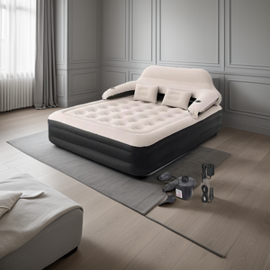 Tapis de Sol de Camping, <span class=keywords><strong>Matelas</strong></span> <span class=keywords><strong>Gonflable</strong></span> d'Extérieur avec Pompe Intégrée, <span class=keywords><strong>Matelas</strong></span> Pneumatique <span class=keywords><strong>Auto</strong></span>-Gonflant - Product Image 6