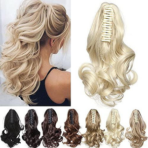 Clip <span class=keywords><strong>de</strong></span> garra sintética extensiones <span class=keywords><strong>de</strong></span> cabello <span class=keywords><strong>de</strong></span> cola <span class=keywords><strong>de</strong></span> caballo corto rizado cola Natural cabello falso para mujeres Cola <span class=keywords><strong>de</strong></span> Caballo Negro postizo - Product Image 6