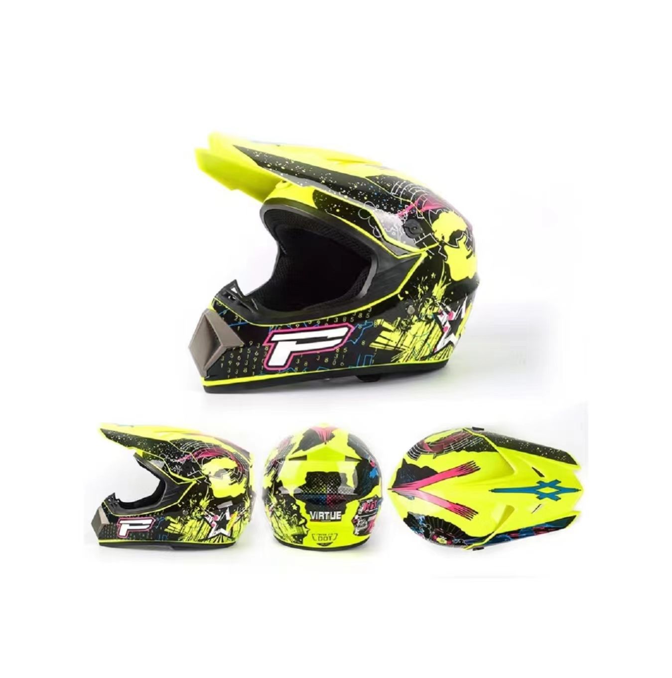 Helm Motor Casco De Moto Virtue Fmvss 218 Virtue Helmet Price Dot - Main Image