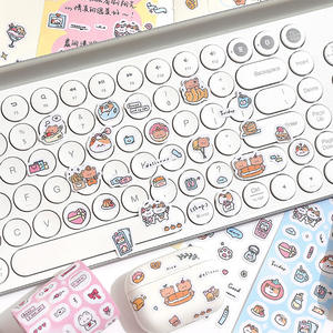 Yujian Eslite Youmeng impermeable lindo dibujos animados Ins estilo Washi Tape fiesta serie UV recubierto adhesivo etiquetas de embalaje - Product Image 3