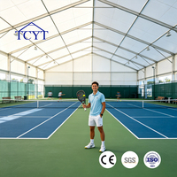 Carpa Modular Transparente para Pickleball, Instalaciones Deportivas Multiusos - Duradera, Resistente a los Rayos UV