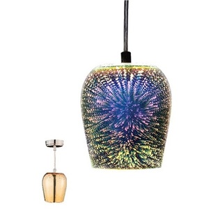 Luminaire suspendu en forme de verre à champagne 3D 1xE27 115mm, lampe de plafond moderne pour décoration intérieure - Product Image 1