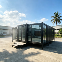 Maison Modulaire Préfabriquée Mobile 20ft 40ft, 3 Chambres, Cabine Conteneur Extensible pour Villa de Vacances en Asie du Sud-Est
