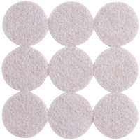 Patins de meubles autocollants en feutre acrylique double face, noirs, épais 3 mm, robustes, anti-rayures, anti-bruit, antidérapants pour chaises
