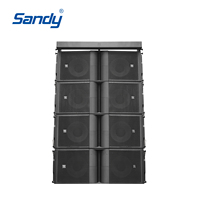 Sandy Audio Enceintes doubles de 12 pouces, Équipements de sonorisation, Enceintes Line Array actives, Enceintes Line Array amplifiées pour extérieur