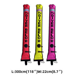 Boyas de Señalización de Superficie para Buceo, Alerta de Buceo, Buzo Abajo, Equipo de Seguridad para Buceo, Visibilidad Colorida, Seguridad, Inflable, SMB - Product Image 1