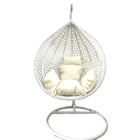 Coussin pour chaise suspendue de jardin, panier suspendu, chaise en verre, hamac œuf, berceau d'extérieur, fabriqué en Chine