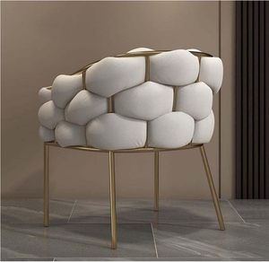 Silla de Maquillaje para Niñas, Silla Burbuja de Lujo para Dormitorio, Silla Italiana de Lujo con Respaldo Alto para Hotel - Product Image 2