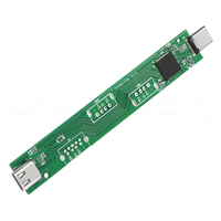HYTEPRO H855 Solder Pad Style USB2.0 Type C Hub PCB untuk Kontrol Industri dan Proyek Perakitan Elektronik