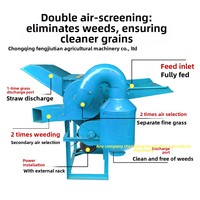 Nouvelle Batteuse Multifonctionnelle pour Grains de Sorgho, Blé et Riz, Usage Domestique, pour Maïs, 220V, Moteur avec Garantie 1 An