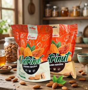 LIBRA Almond NutriNut Cereal Compressed Biscuits 195g Crunchy Texture Nutty Flavor Balanced Nutrition Premium <b>Snack</b> Option - Product Image 2