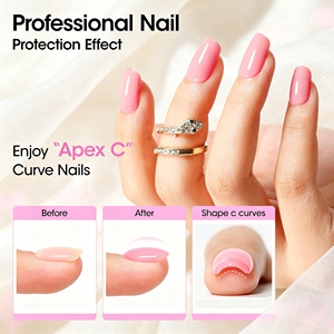 Gel Constructor de Uñas OEM ODM, No Fluido, Sin HEMA ni TPO, Sin Calor, Textura Cremosa, Apex Building, Rosa Nude, Removible, Profesional - Product Image 3