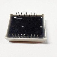 Blanc 0.8 pouces 2 chiffres 7 segments led module d'affichage led Houkem-8021-A/BW 18 broches