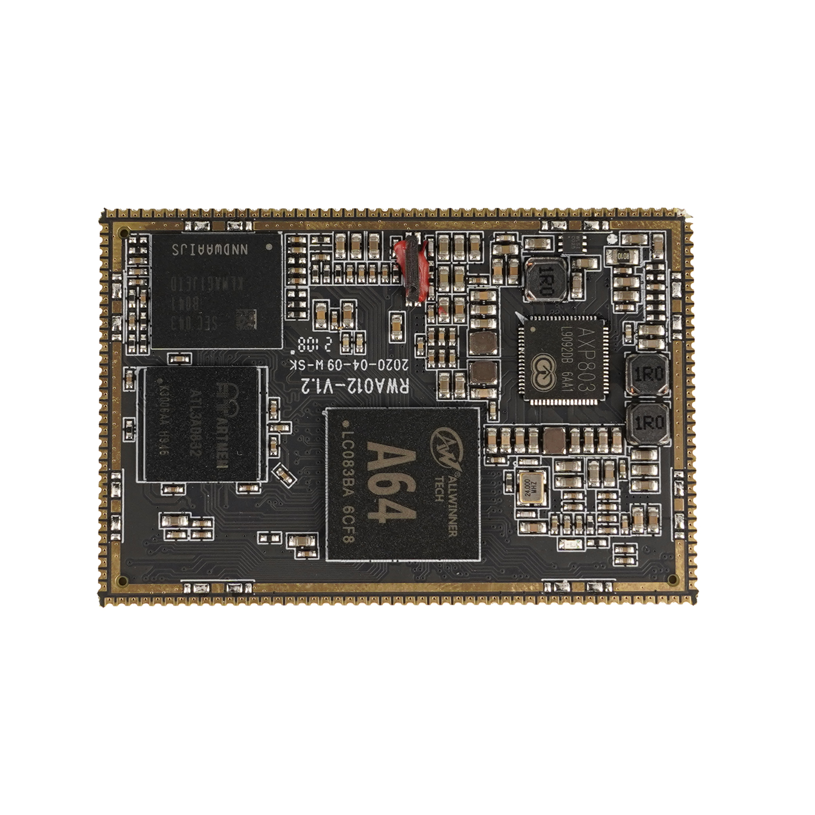 Allwinner A64 Quad Cortex-A53 1GB 8GB Industrial Board