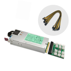 พาวเวอร์ซัพพลายเซิร์ฟเวอร์ PLC รุ่น DPS-1200FB-1 และ DPS-1200SB กำลังไฟ 1200W พร้อมบอร์ดแยกสาย 17 พอร์ต และสายแปลง 6PIN เป็น 6+2PIN จำนวน 17 เส้น รุ่น Psu 120 - Product Image 1