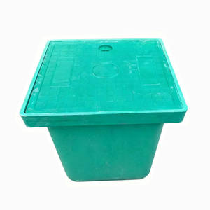 Caja de Distribución Sellada de Plástico con Diseño Antiobstrucciones para Cableado, Sistema <span class=keywords><strong>Auxiliar</strong></span> de Alcantarillado, Cuadrada 500x500mm - Product Image 1