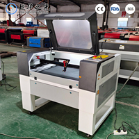 Machine de découpe et de gravure laser CO2 pour bois 80W 700x500mm, équipement de découpe laser pour MDF, contreplaqué et artisanat