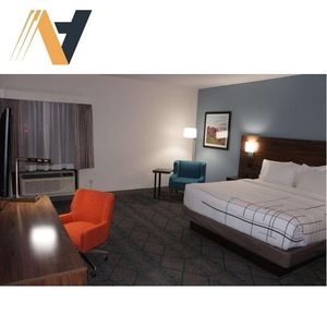 เฟอร์นิเจอร์โรงแรมทำจากไม้สุดหรูสำหรับโรงแรม Laquinta การแปรรูป OEM แบบกำหนดเองสำหรับห้องนั่งเล่นและอพาร์ทเมนต์สไตล์การออกแบบที่หรูหรา - Product Image 3