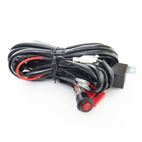 Kit de câblage 2,5 m 12 V 40 A avec relais et fusible pour barre lumineuse LED de voiture, éclairage de travail LED tout-terrain pour conduite automobile