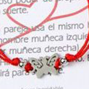 Bracciale in acciaio inossidabile El Hilo Rojo, amuleto portafortuna e protettivo, fatto a mano, 12 pezzi - Product Image 6