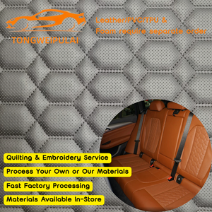 Pelle Sintetica Trapuntata Premium Multiuso |   Coprisedili per Auto, Tappetini, Progetti di Tappezzeria per Mobili e Decorazioni - Product Image 1