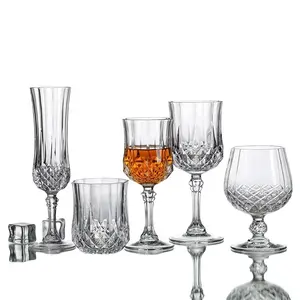 Luxury Vintage Glassware Champagne Flutes Classic WIne Glasses For Wedding Party Home Bar Use