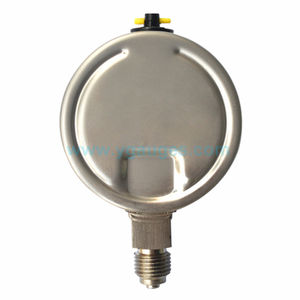 جميع الفولاذ المقاوم للصدأ المسمار مدي الغليسيرين قابل للملء مقياس ضغط الهواء مقياس الضغط - Product Image 5