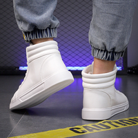 Grande taille 35-47, baskets décontractées légères unisexes blanches pour skateboard, pour hommes et femmes