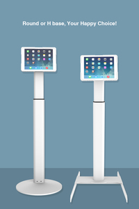 Suitable <b>Android</b> Universal Height Adjustable Anti Theft Kiosk <b>Tablet</b> Stand <b>Tablet</b> Floor Stand for 7.9 <b>10</b>.2 12.9 - Product Image 4