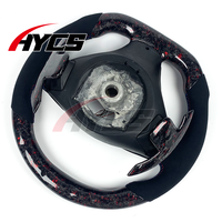 Volant en fibre de carbone forgé avec LED Rpm pour BMW E60 E61 E62 E63 E64 E88 E90 E92 E91 E93 X3 M3 330i 330d 335i 318i M3