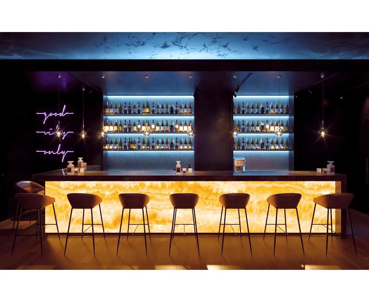 YENSTONE Bar Counter - Modern Luxury for Commercial Use