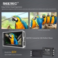 Convertisseur croisé SDI/HDMI SEETEC, convertisseurs de diffusion, qualité de diffusion professionnelle, utilisation partout, SDI vers HDMI et HDMI vers SDI, multiples applications
