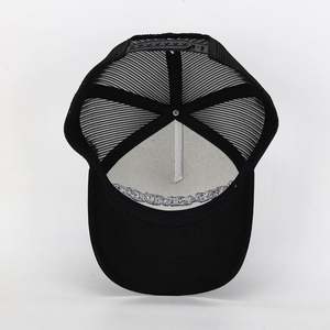 Gorra de malla al por mayor con logo propio, de 5 paneles, ajustable, 100% poliéster, deportiva, personalizable, para camionero, para uso exterior - Product Image 6