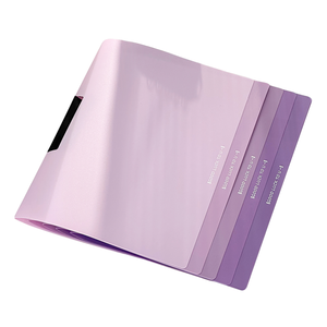 Cartella gradiente impermeabilizzante di alta qualità all'ingrosso documento trasparente A4 pp in plastica a forma di cartella inserto cartella di archiviazione - Product Image 3