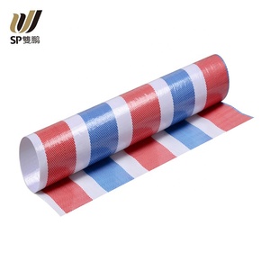 2024 nouveauté PP Stripe bâche étanche <span class=keywords><strong>Protection</strong></span> solaire PE plastique tissé bâche - Product Image 5