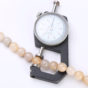 ลูกปัดพลอยธรรมชาติ WENCHI สำหรับทำเครื่องประดับ อาเกตและเพชร ขนาด 3 และ 8 มม. ฮ่องกง - Product Image 2