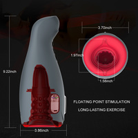 TMM Custom 5 modes de succion 6 modes de vibration Chauffage électrique Masturbateurs masculins Jouet sexuel Vibration Produit pour adultes pour hommes