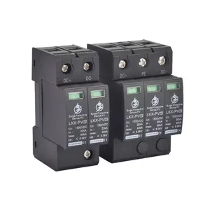SPD-PV Dc 1500v Surge Protector Waterproof Fine Quality Surge Protection Devices Black 40 20 T2 Surge Protector 250 Maxi <=5.0kv