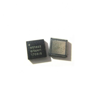 Composants électroniques de puce IC version NRF51822-QFAA-R7 G0, puce sans fil RF 4.0 à faible consommation d'énergie - Product Image 1