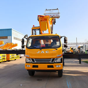 Platform kerja yang ditinggikan truk ember Diesel sistem pengangkat hidrolik otomatis operasi ketinggian tinggi truk dipasang pengangkat udara - Product Image 2