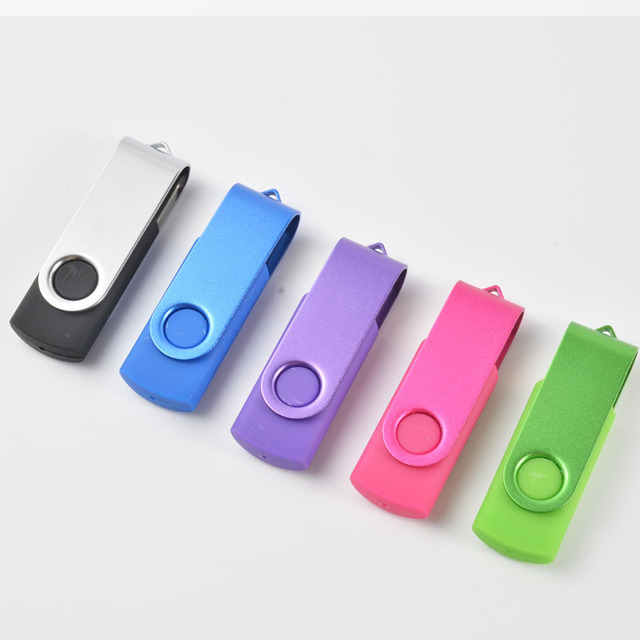 Classic Cheap Wholesale Swivel Twist Full Capacity USB2.0 3.0 USB Flash Drive 8GB 16GB With Print Laser/Screen Printing Logo