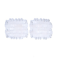 Masque facial en jade naturel pour les yeux, soulage la fatigue des yeux, imitation cristal améthyste, quartz rose, vente en gros, d'usine