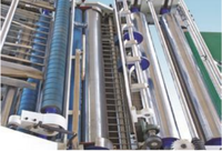 Machine de laminage entièrement automatique haute précision pour papier ondulé, vitesse de 60 po/min et épaisseur de 35 mil