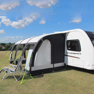 Ánh sáng Caravan cắm trại lều 3 cử<span class=keywords><strong>a</strong></span> nhanh chóng-pitch không thấm nước Inflatable Caravan hiên mái hiên RV phụ lục cho xe - Product Image 2