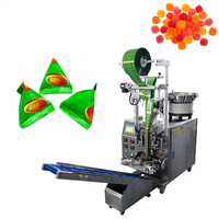 Máquina de llenado, sellado y envasado automática Dezoton de un solo tazón con contador de cinta para dulces de goma, caramelos blandos y envasado en bolsas triangulares