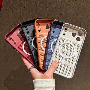 Funda Magnética de Malla Transpirable y Disipadora de Calor para iPhone 18 17 16 15 14 13 12 Pro Max, Funda Texturizada Resistente a Caídas - Product Image 6